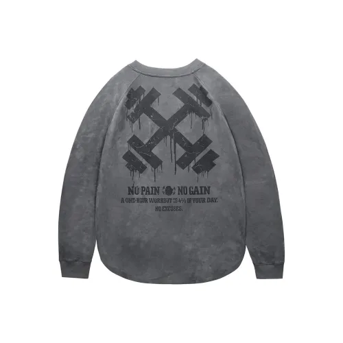 Muscle Dog Темно-серый Мужская T-рубашка