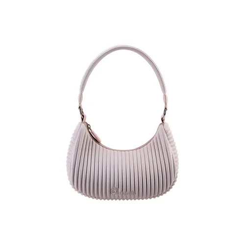 ONIMALS Ткань Полумесяц Сумка Сумка Стандартная Женская Черное Золото Карамель Снежно-Розовый Nice Синий