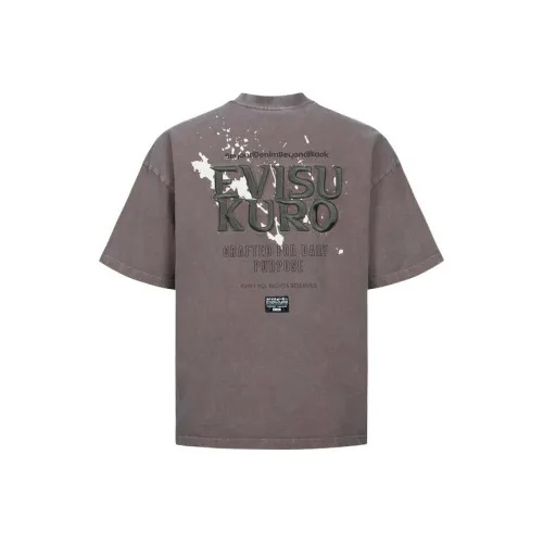 EVISU Мужская футболка красного цвета