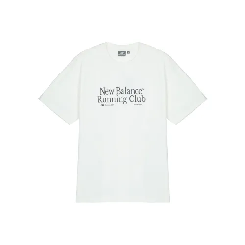 New Balance совместная коллекция Sports Life Collection футболка унисекс белая