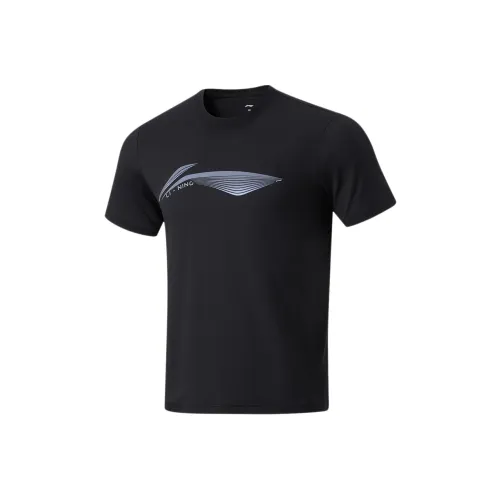 LINING Fitness Series Т-Рубашка Мужская Черная