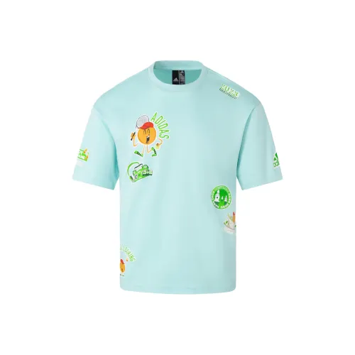 Adidas T-Shirt Unisex Light Turquoise