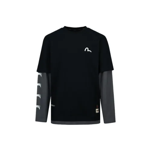 EVISU Мужские черные футболки