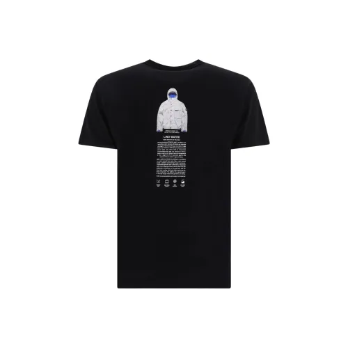 STONE ISLAND Мужские черные T-рубашки