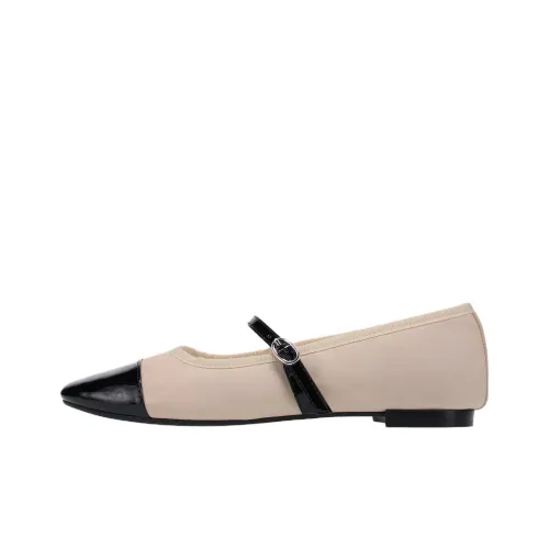 Repetto Mary Jane Shoes Beige Women's