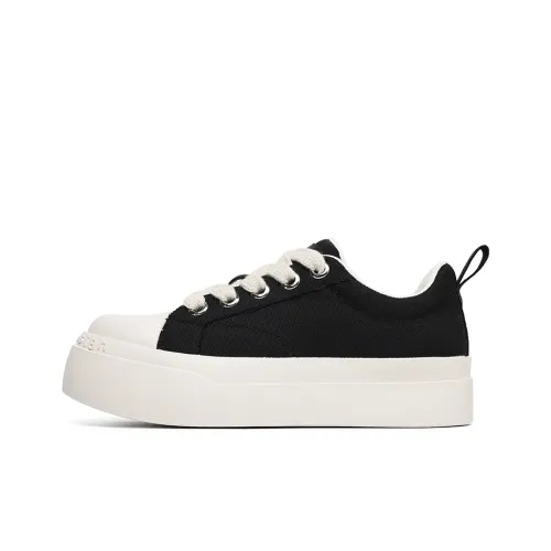 SHUPATE Canvas Shoes Unisex Black