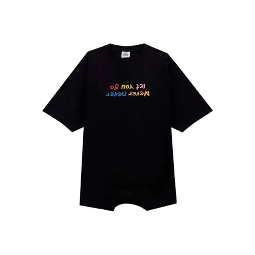 Vetements Черные Мужские T-Рубашки