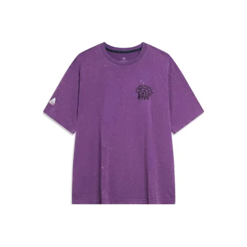 LINING Wade Collection T-Shirt Унисекс Амарант Фиолетовый