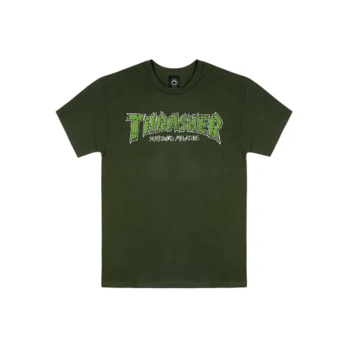 Thrasher T-Shirt Унисекс Лесной Зеленый