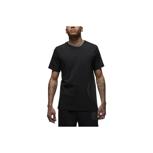 Jordan x Paris Saint Germain Черные Мужские T-рубашки