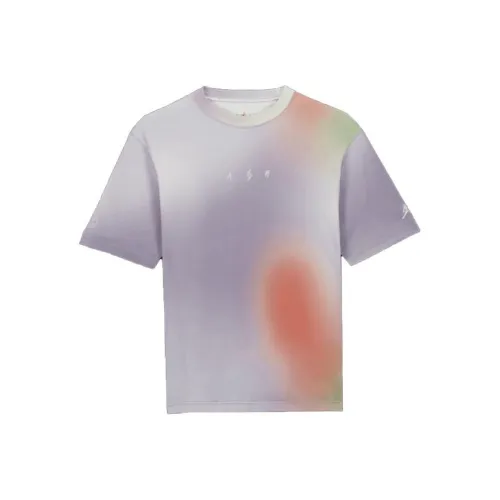 Jordan x J Balvin FW23 Рукав с оборванным плечом T-рубашка Unisex Light Фиолетовый