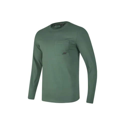 Skechers T-Shirt Мужская кустарный зеленый
