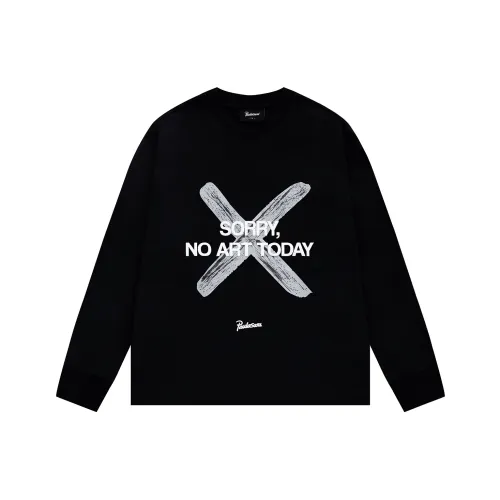 PAULASARA Длинный рукав Т-рубашка Унисекс Черный