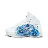 Белый - Знак Змеи в цветочном дизайне Сад - ZLH1013G