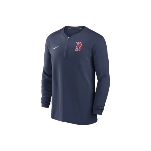 nike Boston Red Sox Аутентичная коллекция Game Time T-Shirt Мужская Морской синий