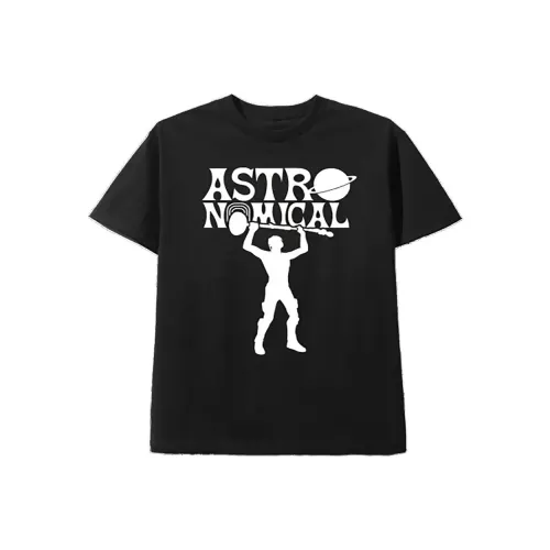 Travis Scott Черные Мужские T-Рубашки