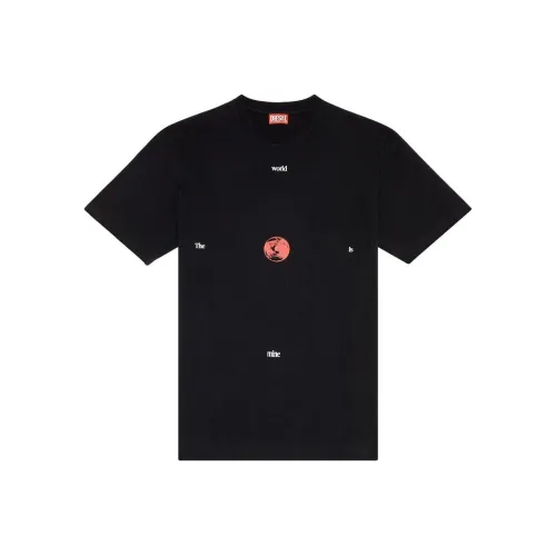 DIESEL Мужские черные T-рубашки