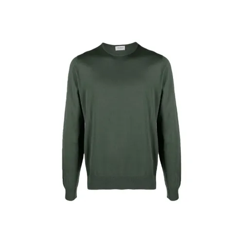 JOHN SMEDLEY Зеленые Мужские T-рубашки