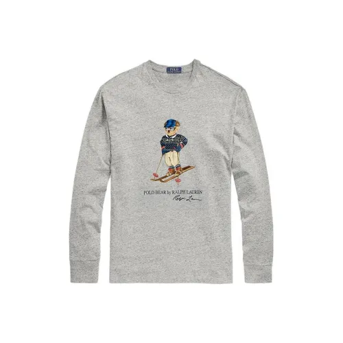 Polo Ralph Lauren T-Shirt Мужская Серого цвета