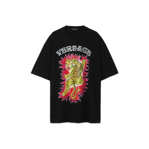 VERSACE SS23 T Рубашка Мужская Черная