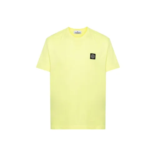 STONE ISLAND Рубашка Мужская Желтая