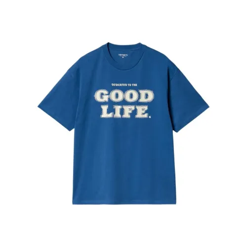 Carhartt WIP Туманный T Рубашка T Рубашка Мужская Синяя