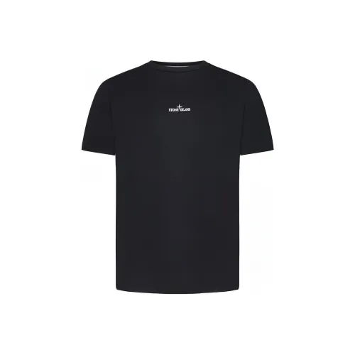 STONE ISLAND Рубашка Мужская Черная