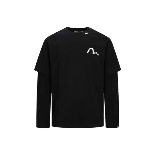 EVISU Мужские черные футболки