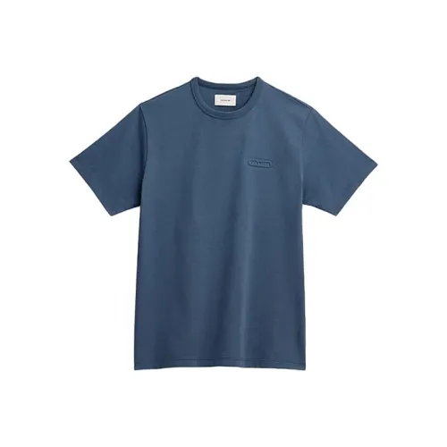 COACH Синий Мужской T-Рубашки