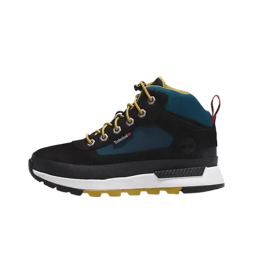 Timberland Field Trekker Детская туристическая обувь MID Топ Черный Школьный возраст