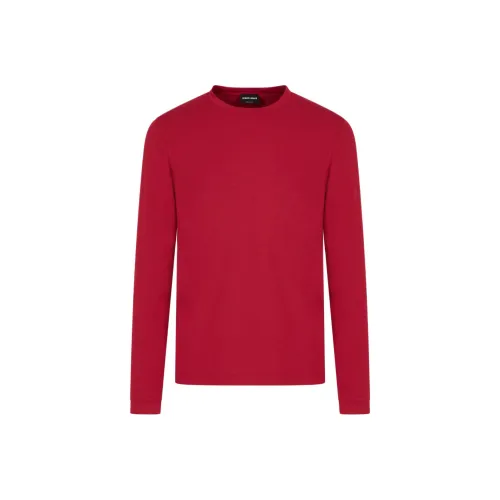 GIORGIO ARMANI SS24 T Рубашка Мужская Красная