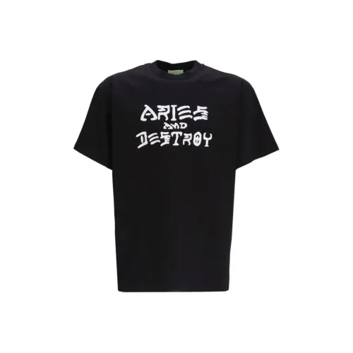 Aries Черные Мужские T-Рубашки