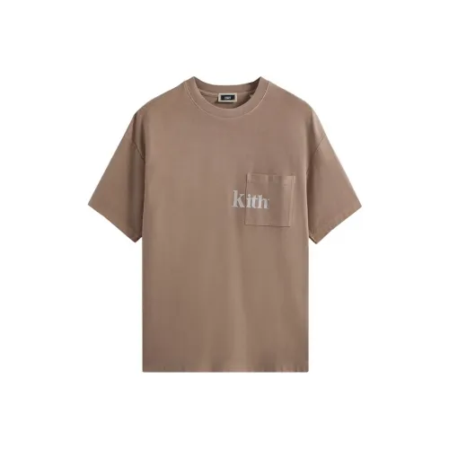 Kith Коричневый Мужской T-Рубашки