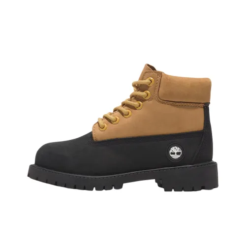 Timberland Детские ботинки High Top Черный/Желтый Школьный возраст