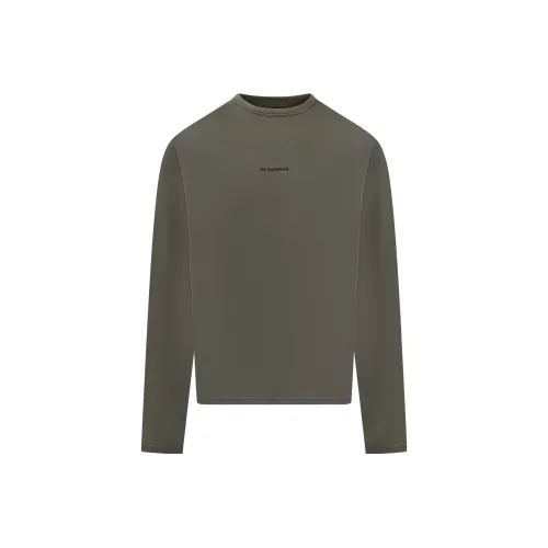 JIL SANDER Серые Мужские T-Рубашки