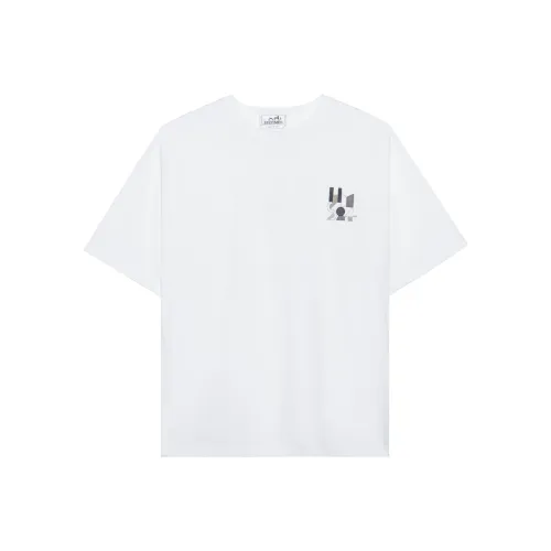 HERMES SS24 T Рубашка Мужская Белая