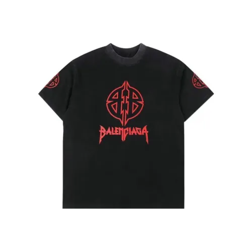 Balenciaga T-Shirt Regular Fit Men's Black