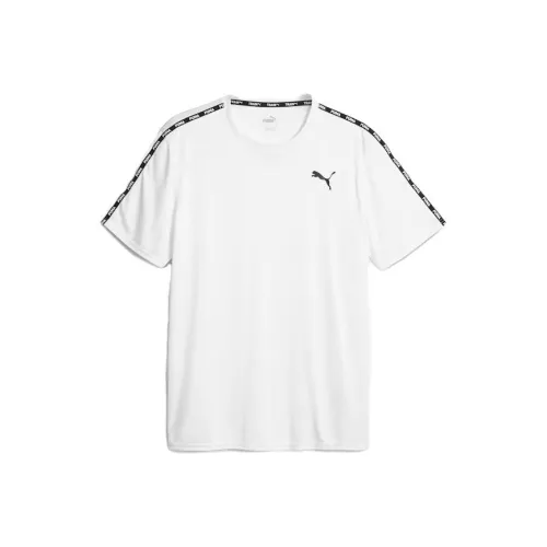 PUMA FM Crop Tank Форма Taped Тренировки Tee T Рубашка Мужская Белая