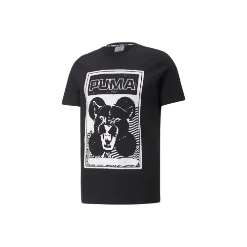 PUMA Мужская черная футболка