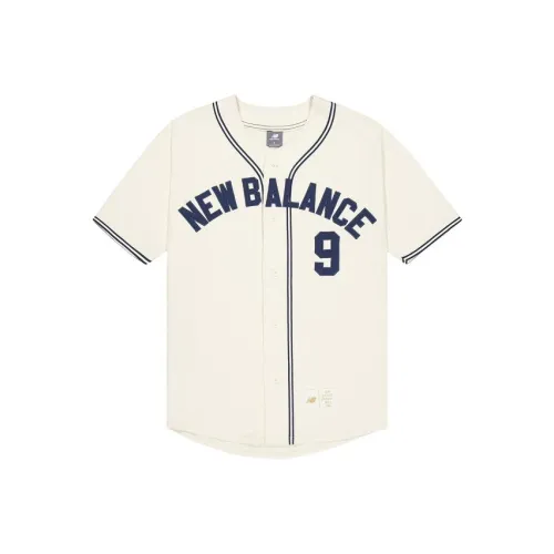 New Balance Экрю Мужская T-рубашка