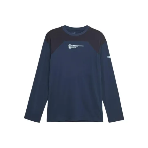 PUMA MCFC Blue Men's T-Shirts PUMA MCFC Синий Мужские Футболки