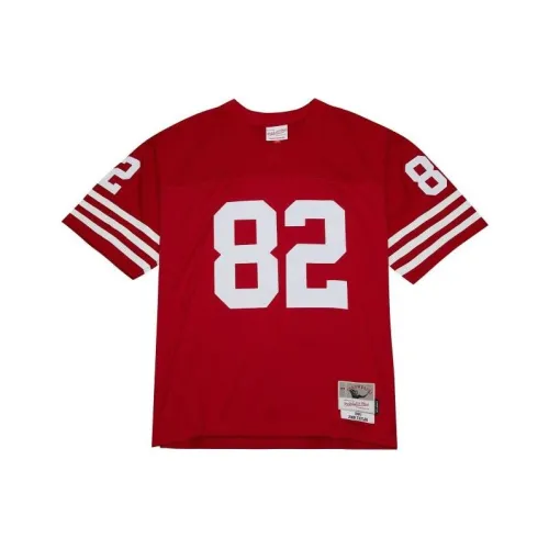 MITCHELL NESS Legacy John Taylor San Francisco 49ers 1990 Джерси T Рубашка Мужская Красная