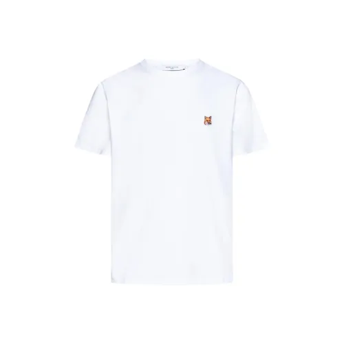 Maison Kitsune Белая Мужская T-Рубашка