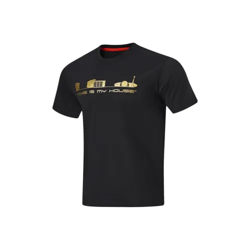 LINING Wade Collection Стандартная T-рубашка Унисекс Черная