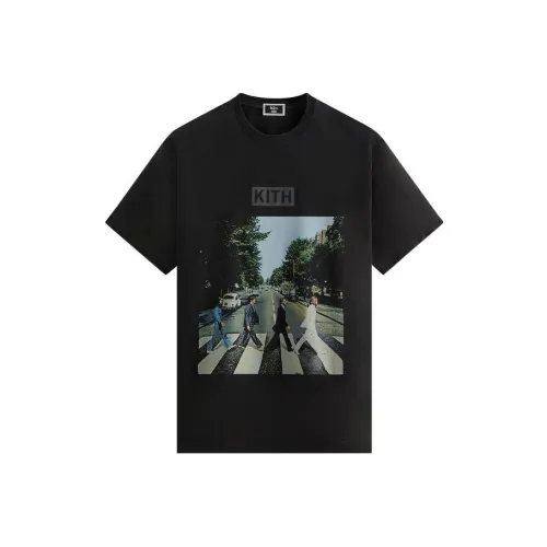 KITH Collaboration Мужская Черная T-Рубашка