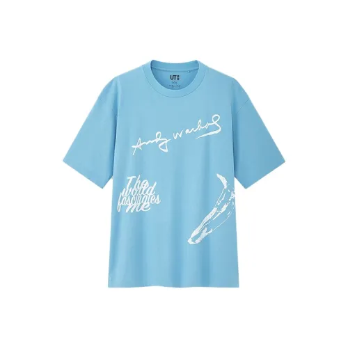 UNIQLO Синие Унисекс Футболки