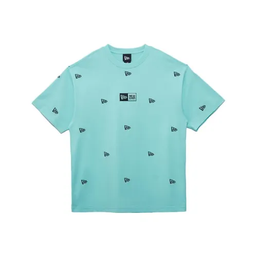 New Era Синий Унисекс Футболка