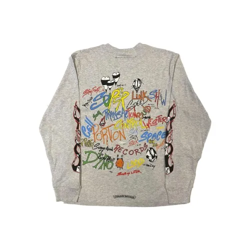 Chrome Hearts Серые Унисекс Футболки