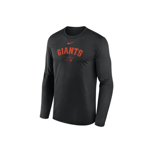 nike San Francisco Giants Аутентичная коллекция Practice T-рубашка мужская черная
