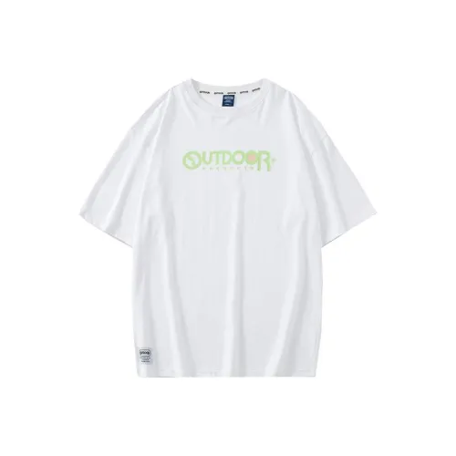 OUTDOOR PRODUCTS Классическая белая унисекс футболка